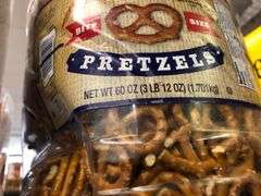 2) Animal Crackers, Utz Pretzels