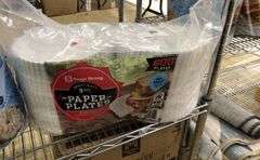 2) Ultra Paper Plates, Super Strong Paper Plates