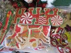 Christmas Decor, Ornaments, Santas, Deer, More