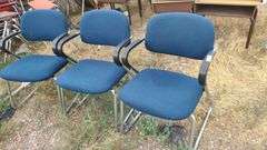 2) Tables, Assorted Student Chairs, 4) Desks, 3) Office Chairs