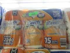 2) Super Premium Paper Towels