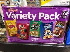 Kellogg's Variety Pack, Pop Tarts Brown Sugar, Pure Organic Layered Fruit Bars