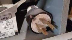 Contents of Bin: Wire, Outlets, Plugs, Incandescent Dimmer, Wall Plates, Duplex Receptacle, Switches