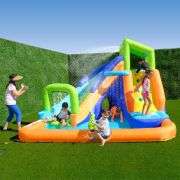 *My 1st Water Slide Splash and Slide with Tunnel and Water Arch