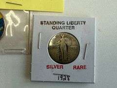 Kennedy Half Dollar Collectors Coin, Standing Liberty Quarter