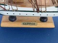 Hurricane and Clipper Model Ships
