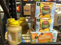 Mott's Applesauce 3pk, 2) Del Monte Sliced Peaches, Diced Peaches