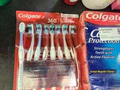 Caress Body Wash, Aveeno Body Wash, Leave-In Spray, Colgate Toothpaste and Toothbrushes, Venus Razor