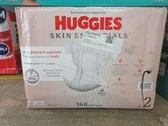 Pampers Swaddlers Size 2, Huggies Skin Essentials Size 2