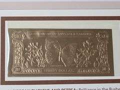 5) Gold Colored Bank Notes