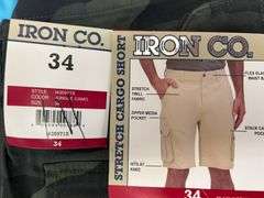 Reel Life Long Sleeve, Habit Button Up Shirt, Iron CO Cargo Shorts, Hanes Brief 8-Pack, Hue Sweats