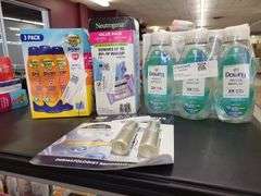 Banana Boat Sun Screen, Neutrogena Makeup Remover, Downy Rinse & Refresh, ROC Deep Wrinkle Serum