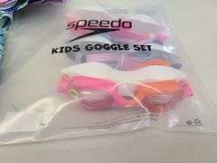 Girl's Bikini Swim Suit, Speedo Goggle Set, Girl's One Piece Swim Suit