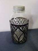 Lamp, Candle Lantern, and Other Assorted Household Decorations
