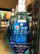 4) Dude Wipes, 3) Crest Mouthwash