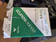 Pallet with Shipping Accessories-Tape, Shrink Wrap, *Printer Paper, Box Cutters, etc.