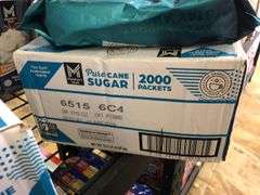 Caribou Coffee Dark Roast Ground Coffee, Pure Cane Suagr Packets