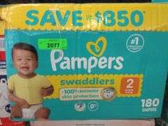 Pampers Swaddlers Size 2, Huggies Skin Essentials Size 2