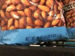 2) Blue Diamond Almonds Lightly Salted, Wonderful Lightly Salted Pistachios