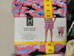 8) Men's Swim Trunks, T-Shirt, Button Up Shirts, Shorts