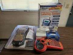 Handheld Labeling System, Brady Label Maker, AC Adapter, Heat Shrink Tubing, 3M PL200 and More