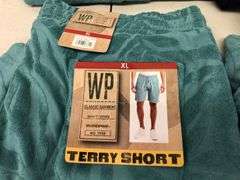 Weatherproof Button Down, 2) Weatherproof Terry Short, Iron Co. Short Size 34, Habit Long Sleeve