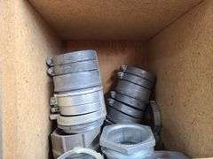 Contents of Top Two Bins: EMT Couplers, EMT Connectors, Angle Couplers, Locknuts, Nipples and More