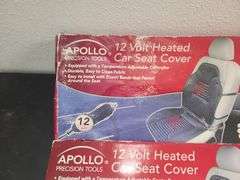 2) Apollo 12 Volt Heated Car Seat Covers