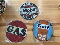 3) Metal Wall Hangings