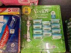 Caress Body Wash, Aveeno Body Wash, Leave-In Spray, Colgate Toothpaste and Toothbrushes, Venus Razor