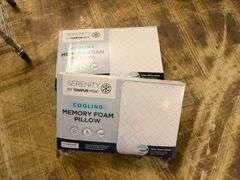 2) Serenity Cooling Memory Foam Pillows