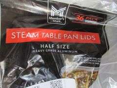 2) Steam Table Pans, 3) Steam Table Pan Lids