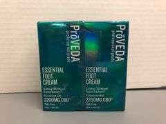 2)  Proveda Essential Foot Cream Professional Grade CBD Infused