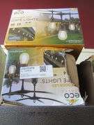 2) EcoScapes Outdoor LED Cafe Lights