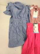 8) Button Down Shirts, Pleated Skirt, Gauze Dress, Cardigan, Shorts, Tank Dress
