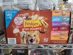 2) Litter, 1) Purina Friskies Gravy Pleasers