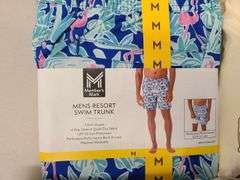 8) Men's Swim Trunks, T-Shirt, Button Up Shirts, Shorts