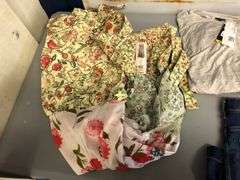 Sandwash Short, 2) Sandwash Tee, Express Shirt, RM Short, Nanette Lepore Dress