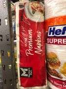 Hefty Supreme Dinner Compartment Plates, Premium Napkins