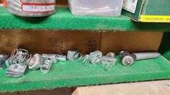 Shelving Unit With Contents: Screws, Washers, Spring Nuts, Fasteners, Screw Anchors and More