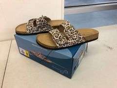 Mountain Sole Buckle Leather Sandal