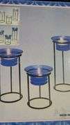 Votive Candle Trio Blue Nib Set