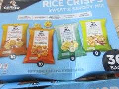 2) Quaker Rice Crisps Sweet & Savory Variety Pack