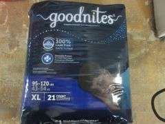 2) Goodnites Size XL