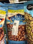 2) Blue Diamond Almonds Lightly Salted, Wonderful Lightly Salted Pistachios