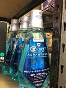 4) Dude Wipes, 3) Crest Mouthwash