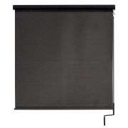 8' x 8' Cordless Outdoor Sun Shade With Protective Valance - Shale
