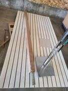 Pallet with Retail Display, Wood Panel