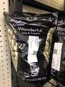 2) Wonderful Salt And Pepper Pistachios