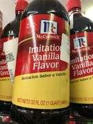 3) McCormick Imitation Vanilla Flavor